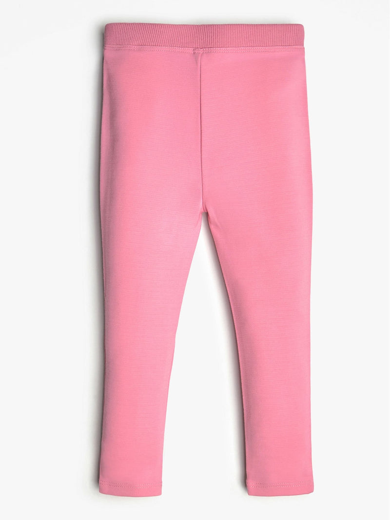 Pink Legging With Logo - MamaSmile